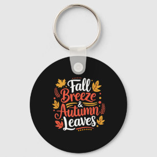 Porte-clés Brise d'automne Feuilles d'automne Feuille d'érabl