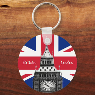 Porte-clés British Flag & Big Ben - Londres, Travel UK /sport