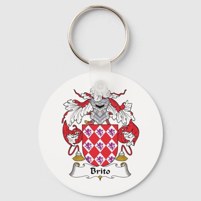 Porte-clés Brito Family Crest (Recto)