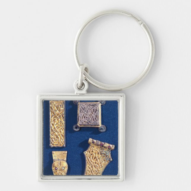 Porte-clés Broche et boucles (Devant)