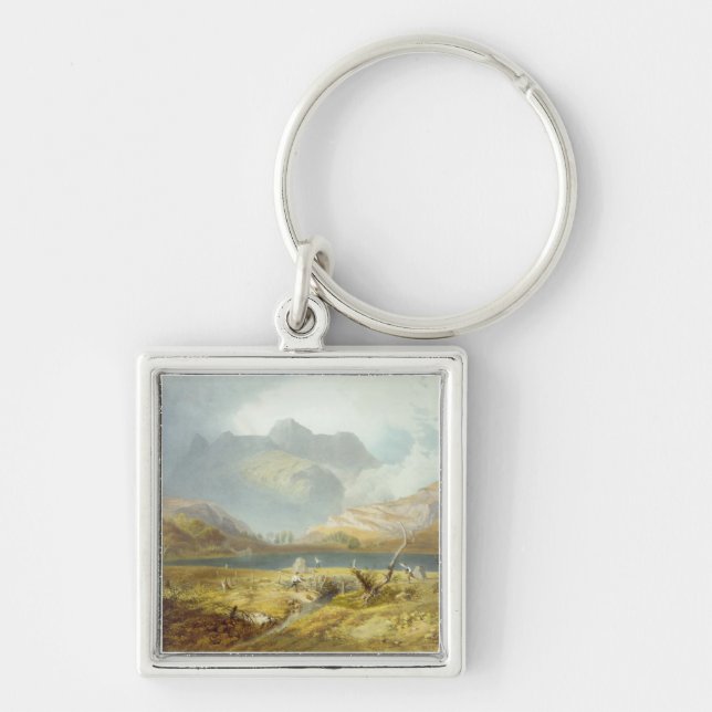 Porte-clés Brochets de Langdale, "du secteur anglais de lac", (Devant)