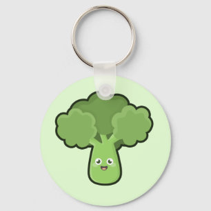 Porte-clés Brocoli Kawaii
