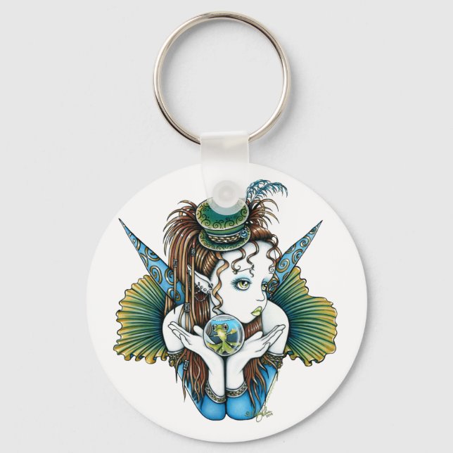 Porte-clés "Brooke" Pet Fish Couture Fairy Art Keychain (Recto)
