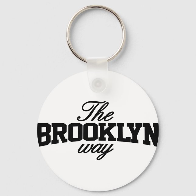 Porte-clés Brooklyn personnalisable (Recto)