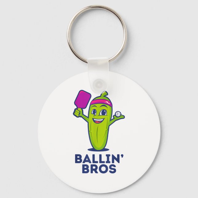 Porte-clés Bros De Pickle Ballin - Cadeaux Amis, Frères Ou (Recto)