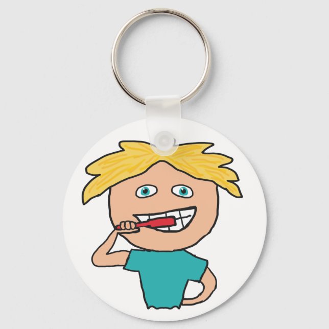 Porte-clés Brossage des dents (Recto)