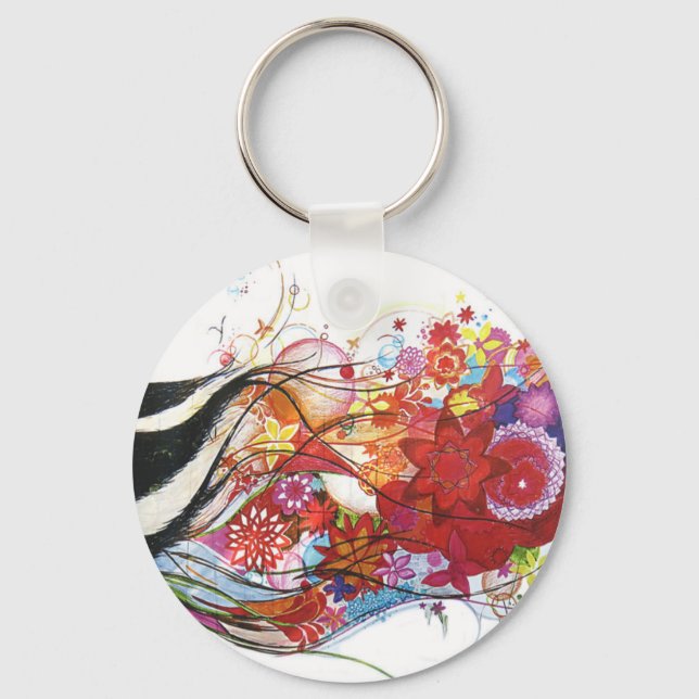 Porte-clés Bruant graphique (Recto)