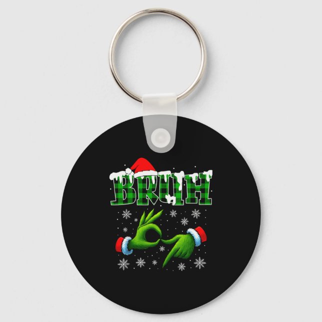 Porte-clés Bruh 67 Six Seven 6 7 Chemises Drôle Meme Noël  (Recto)