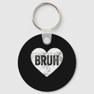 Porte-clés Bruh Meme Amour Coeur Drôle Saint-Valentin Filles