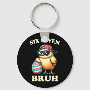 Porte-clés Bruh Pâques poussins Six Sept 67 Meme Enfants Adol