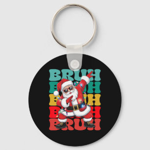 Porte-clés Bruh Père Noël Dabbing Noël Pour Enfants Garçons G