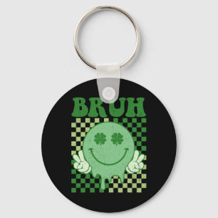 Porte-clés Bruh Smile Face Super St. Patrick's Day Men Boy K