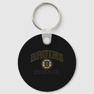 Porte-clés Bruins de Boston Vintage Hockey Gris Officiellemen