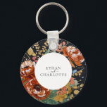 Porte-clés Brûlé Orange Peonies Floral Peinture Or Mariage<br><div class="desc">Partagez un souvenir durable avec ce porte - clé mariage de pivoines orange brûlé ! Doté d'oeuvres d'art florales chaudes, il est un beau souvenir pour les clients de se souvenir de votre journée spéciale. Parfait comme un service, ce porte - clé ajoute élégance et charme à la vie quotidienne....</div>