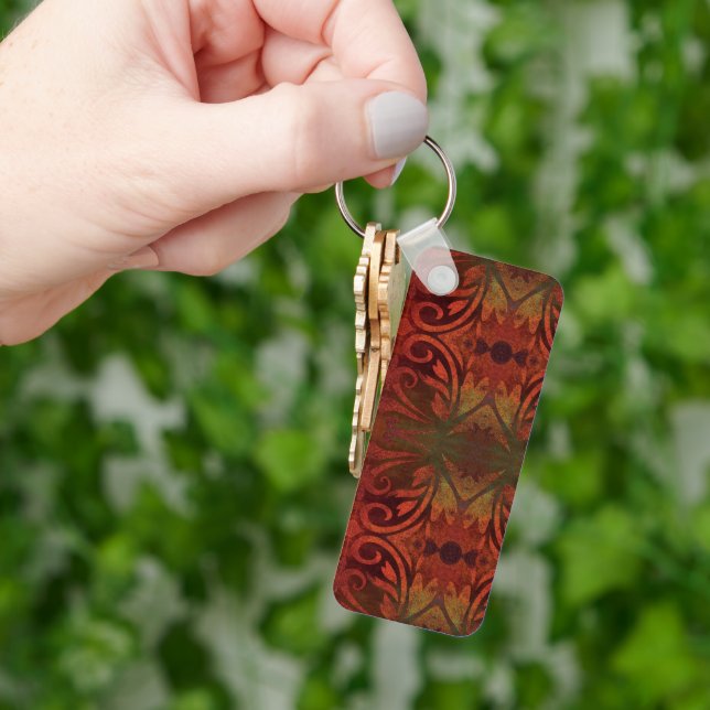 Porte-clés brun (main)