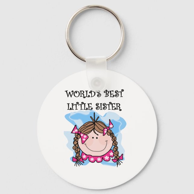 Porte-clés Brunettte Best Little Sister (Recto)