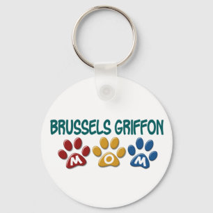 Porte-clés BRUXELLES GRIFFON MOM Empreinte de patte 1