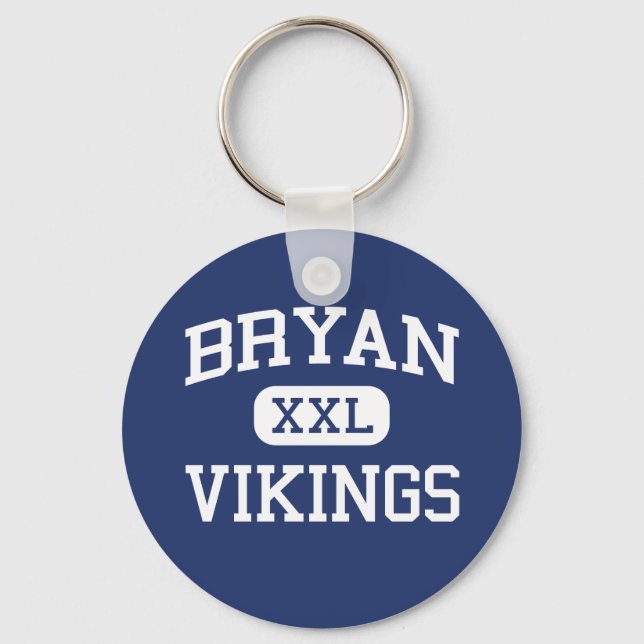 Porte-clés Bryan - Vikings - Bryan High School - Bryan Texas (Recto)