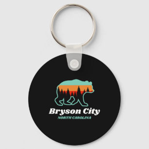 Porte-clés Bryson City Caroline du Nord Montagnes de l'Ours C