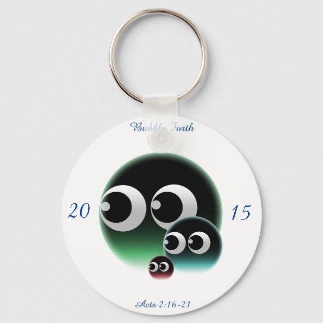 Porte-clés Bubble Family (Recto)