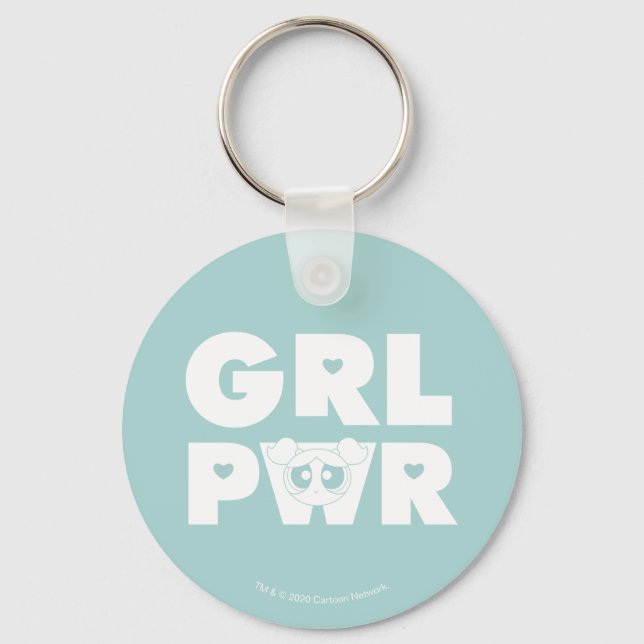 Porte-clés Bubbles : Girl Power (Recto)