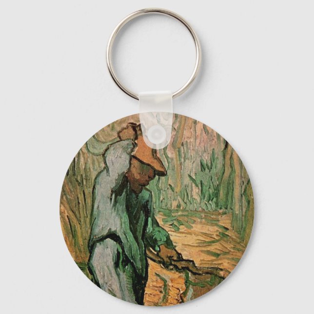 Porte-clés Bûcheron (d'après Millet) par Vincent van Gogh (Recto)