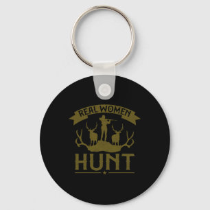 Porte-clés Buck Deer Chasse Chasse Fille Véritable Femmes Cha