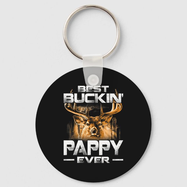 Porte-clés Buckin' Pappy Ever Shirt Deer Hunting Bucking Fath (Recto)