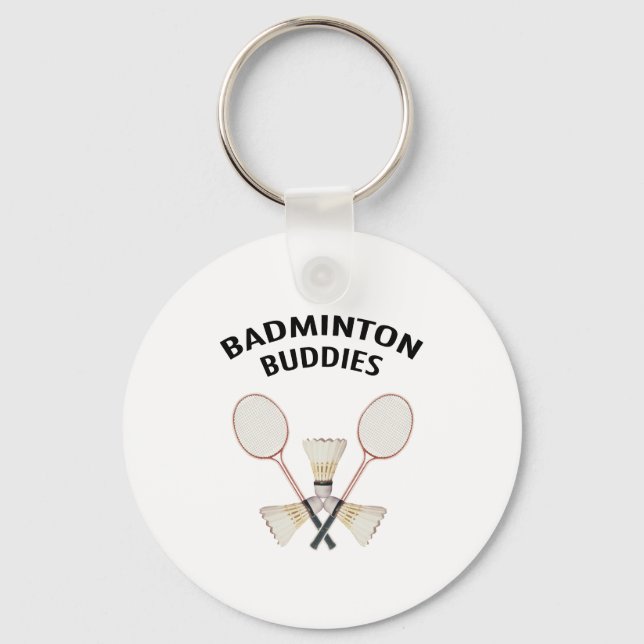 Porte-clés Buddies de Badminton (Recto)