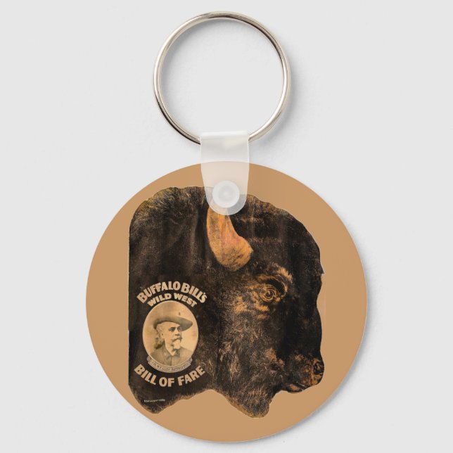 Porte-clés Buffalo Bill's Wild West Show vintage 1898 (Recto)