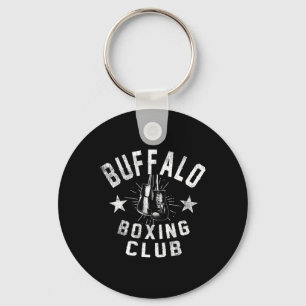 Porte-clés Buffalo Boxer Club - Boxer Vintage en détresse