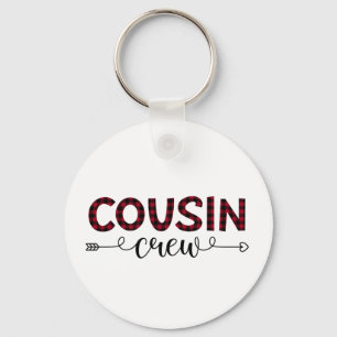 Porte-clés Buffalo de l'équipage de Cousin Plaid Noël Motif