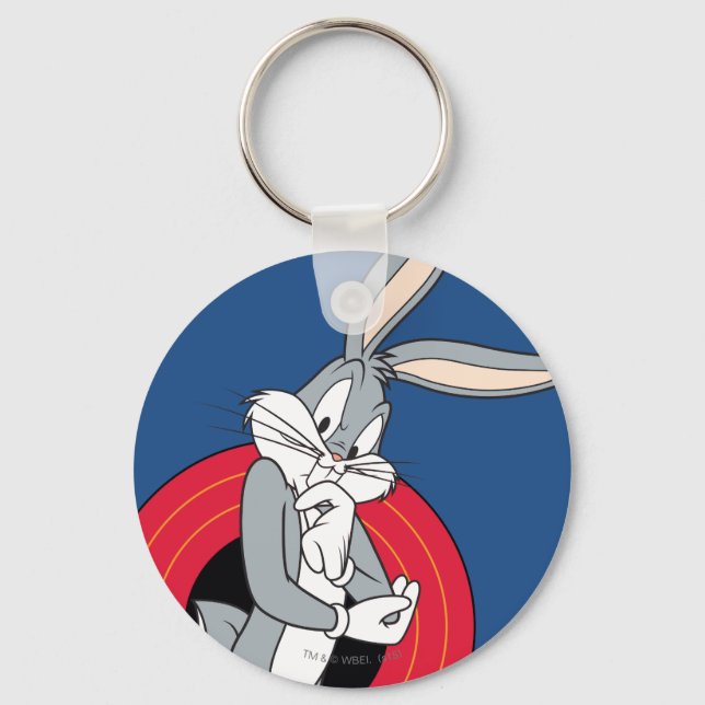 Porte-clés BUGS BUNNY™ à travers les anneaux LOONEY TUNES™ (Recto)