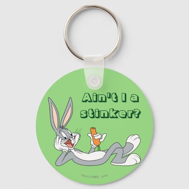 Porte-clés BUGS BUNNY™ Lying Down Eating Carrot (Recto)