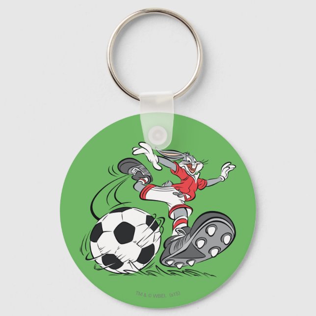 Porte-clés BUGS BUNNY™ Playing Soccer (Recto)
