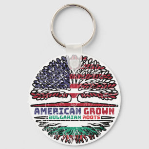 Porte-clés Bulgaria Bulgarian US American USA United States