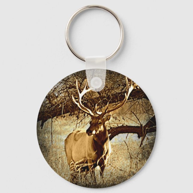 Porte-clés Bull Elk (Recto)
