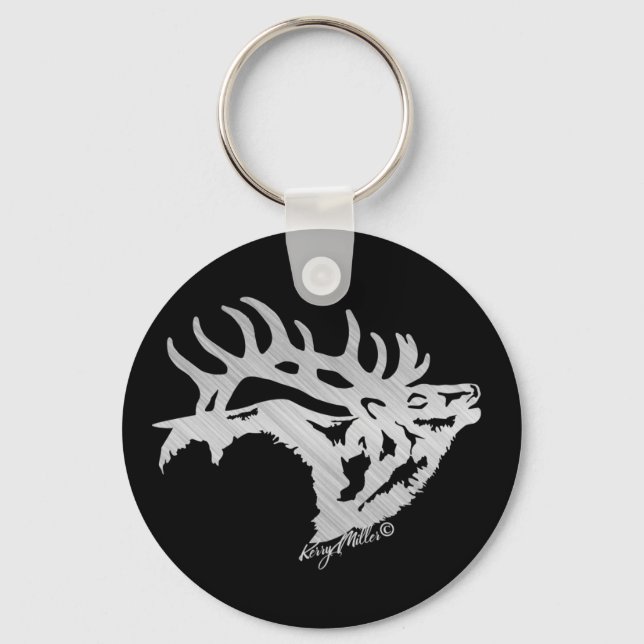 Porte-clés Bull Elk Keychain (Recto)
