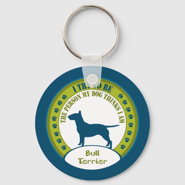 Porte-clés Bull Terrier (Recto)