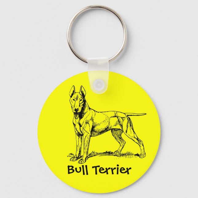 Porte-clés Bull-terrier (Recto)