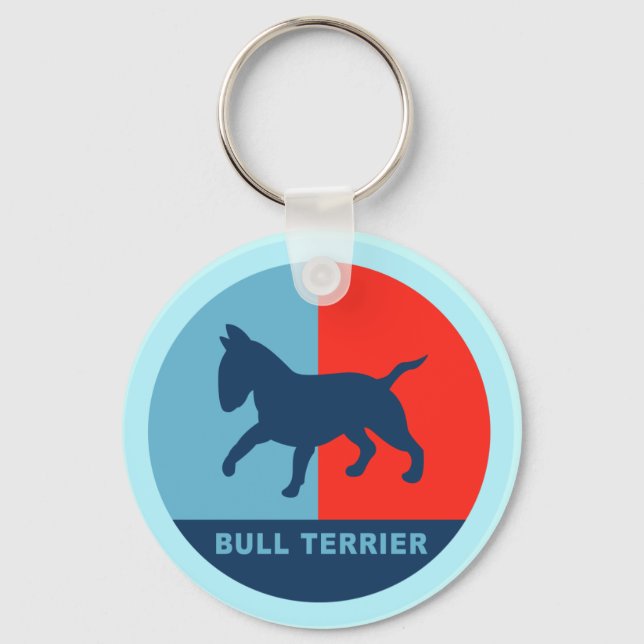 Porte-clés Bull Terrier porte - clé (Recto)