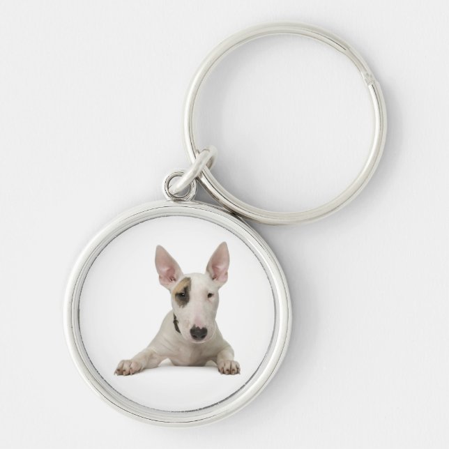 Porte-clés Bull Terrier Puppy Dog Keychain (Devant)