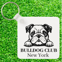Bulldog Custom Club Theme porte - clé