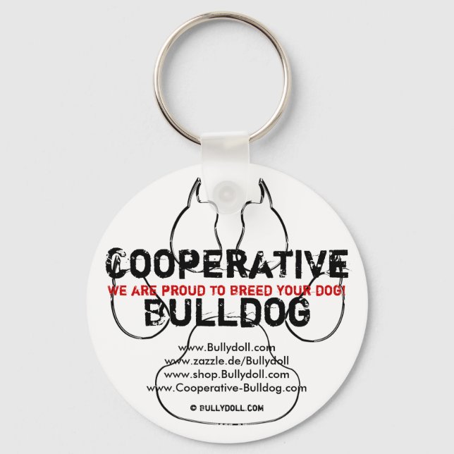 Porte-clés Bulldog de Keychain (Recto)