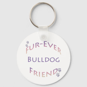 Porte-clés Bulldog Furever