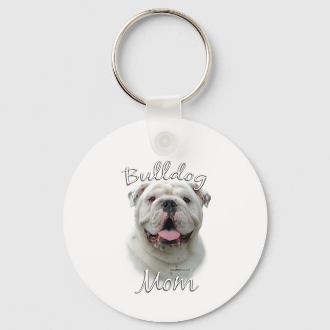 Porte-clés Bulldog Mom 2 (Recto)