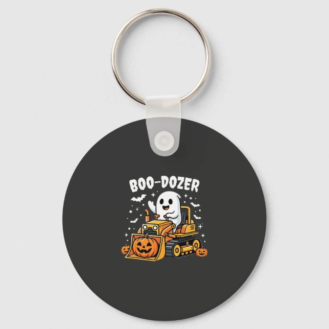 Porte-clés Bulldozer fantôme Halloween Boo Dozer_1 (Recto)
