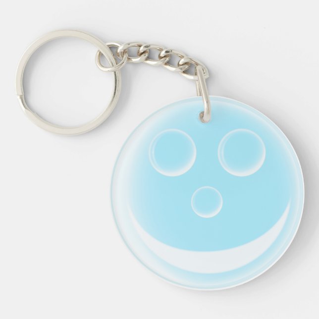 Porte-clés Bulle souriante (Devant)