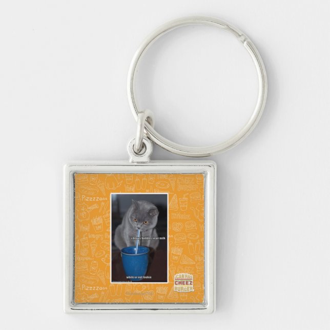 Porte-clés Bulles de coups en lait d'ur (Devant)