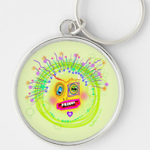 Porte-clés Bulles Smile Meemogie Emoji Art